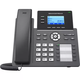 Grandstream GRP2604P SIP telefon, 2,48" LCD podsv. displej, 6 SIP účty,10BLF tl., 2x1Gbit porty, PoE Grandstream GRP2604P SIP telefon, 2,48" LCD podsv. displej, 6 SIP účty,10BLF tl., 2x1Gbit porty, PoE