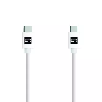ER POWER kabel USB-C/C 3A 60W 200cm bílý