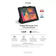 ZAGG klávesnice Rugged Messenger Kryt UK + VG IPad 9.7