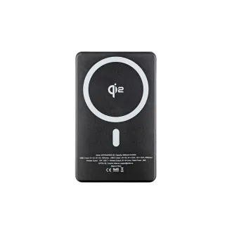 ER POWER Qi2 Dual PowerBank 5000mAh with USB-C - Space Gray ER POWER Qi2 Dual PowerBank 5000mAh with USB-C - Space Gray