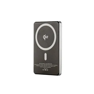 ER POWER Qi2 Dual PowerBank 5000mAh with USB-C - Space Gray ER POWER Qi2 Dual PowerBank 5000mAh with USB-C - Space Gray