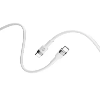 Datový kabel Forever Flexible USB-C/USB-C 2m 60W bílý Datový kabel Forever Flexible USB-C/USB-C 2m 60W bílý