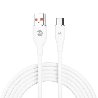 Datový kabel Forever USB/USB-C 1m 66W bílý Datový kabel Forever USB/USB-C 1m 66W bílý