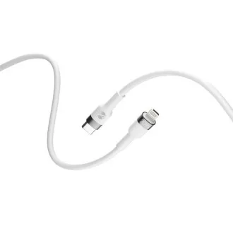 Datový kabel Forever Flexible USB-C/Lightning 1m 20W bílý Datový kabel Forever Flexible USB-C/Lightning 1m 20W bílý
