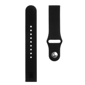 Tactical 432 Silikonový Řemínek 20mm Black Tactical 432 Silikonový Řemínek 20mm Black