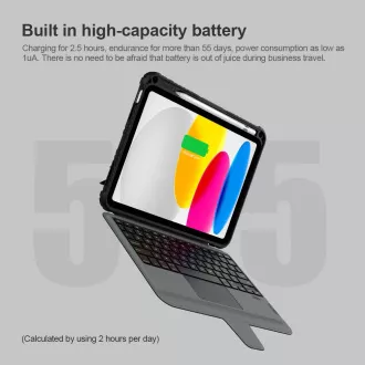 Nillkin Bumper Combo Keyboard Case pro iPad 10.9 2022 Black Nillkin Bumper Combo Keyboard Case pro iPad 10.9 2022 Black