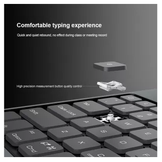 Nillkin Bumper Link Keyboard Case (Backlit Version) pro iPad Pro 11 2024 Black