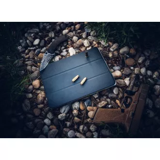 Tactical Book Tri Fold Pouzdro pro iPad 11 2025/10.9 2022 Black