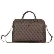 Guess PU 4G Triangle Logo Taška na Notebook 13/14/15" Brown