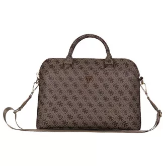 Guess PU 4G Triangle Logo Taška na Notebook 13/14/15" Brown Guess PU 4G Triangle Logo Taška na Notebook 13/14/15" Brown