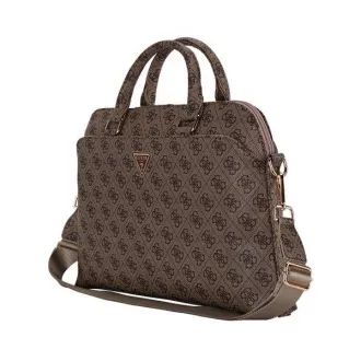 Guess PU 4G Triangle Logo Taška na Notebook 13/14/15" Brown Guess PU 4G Triangle Logo Taška na Notebook 13/14/15" Brown