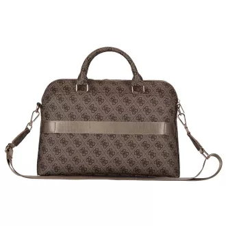 Guess PU 4G Triangle Logo Taška na Notebook 13/14/15" Brown Guess PU 4G Triangle Logo Taška na Notebook 13/14/15" Brown