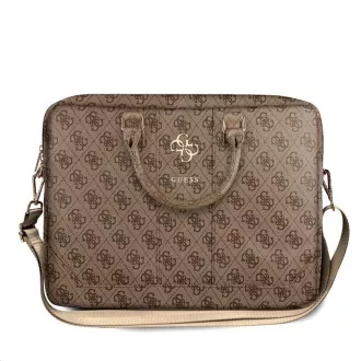 Guess PU 4G Metal Logo Taška na Notebook 15/16" Brown Guess PU 4G Metal Logo Taška na Notebook 15/16" Brown