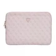 Guess PU 4G Triangle Logo Obal pro Notebook 14" Pink
