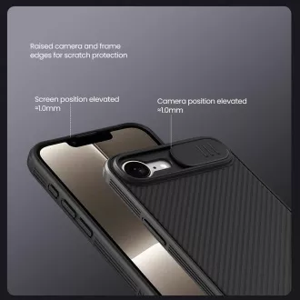 Nillkin CamShield PRO Zadní Kryt pro Apple iPhone 16e/17e Black Nillkin CamShield PRO Zadní Kryt pro Apple iPhone 16e/17e Black