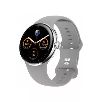 CARNEO Matrixx HR+/45mm/Silver/Sport Band/Silver CARNEO Matrixx HR+/45mm/Silver/Sport Band/Silver