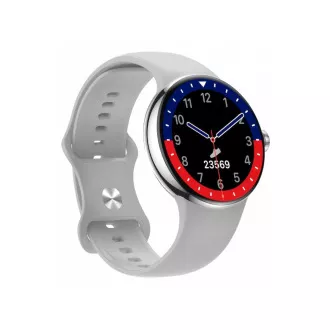 CARNEO Matrixx HR+/45mm/Silver/Sport Band/Silver CARNEO Matrixx HR+/45mm/Silver/Sport Band/Silver