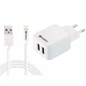 Sandberg AC Charger EU Lightning 2.4A