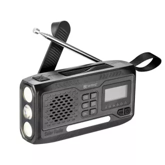 Sandberg Survivor All-in-1 DAB Radio 4500 mAh, multifunkční outdoorové rádio, černé Sandberg Survivor All-in-1 DAB Radio 4500 mAh, multifunkční outdoorové rádio, černé