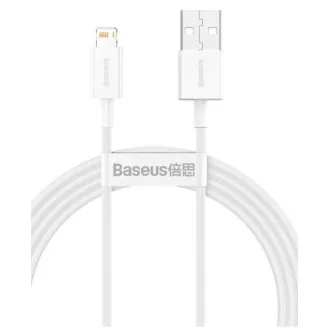 Baseus CALYS-B02 Superior Fast Charging Kabel Lightning 2.4A 1.5m White Baseus CALYS-B02 Superior Fast Charging Kabel Lightning 2.4A 1.5m White