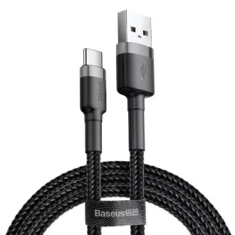 Baseus CATKLF-BG1 Cafule Kabel USB-C 3A 1m Grey/Black Baseus CATKLF-BG1 Cafule Kabel USB-C 3A 1m Grey/Black