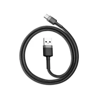 Baseus CATKLF-BG1 Cafule Kabel USB-C 3A 1m Grey/Black Baseus CATKLF-BG1 Cafule Kabel USB-C 3A 1m Grey/Black