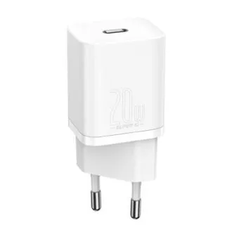 Baseus CCSUP-B02 Super Si Quick Nabíječka USB-C 20W White Baseus CCSUP-B02 Super Si Quick Nabíječka USB-C 20W White
