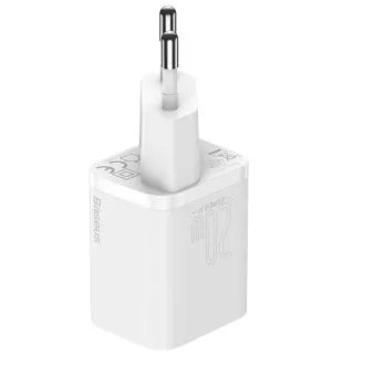 Baseus CCSUP-B02 Super Si Quick Nabíječka USB-C 20W White Baseus CCSUP-B02 Super Si Quick Nabíječka USB-C 20W White