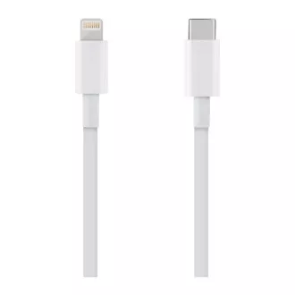 OBAL:ME Fast Charge USB-C/Lightning Kabel 1m White