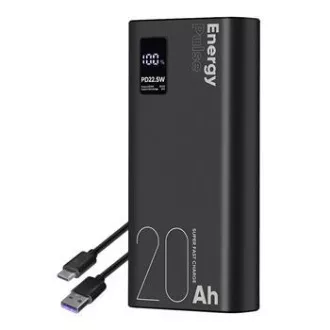 OBAL:ME EnergyPulse Powerbanka 20000mAh 22.5W Black OBAL:ME EnergyPulse Powerbanka 20000mAh 22.5W Black