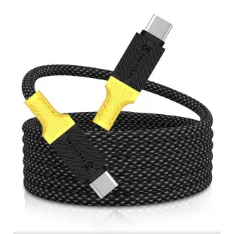 Tactical MagRope USB-C/USB-C 1m Black/Yellow Tactical MagRope USB-C/USB-C 1m Black/Yellow