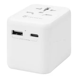 Tactical PTP Travel Adapter White Tactical PTP Travel Adapter White