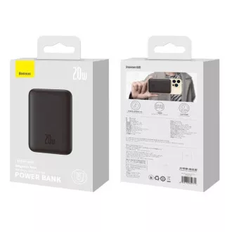 Baseus Magnetická Powerbanka 10000mAh 20W Black Baseus Magnetická Powerbanka 10000mAh 20W Black