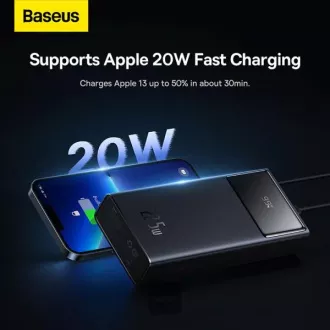Baseus power banka Star-Lord 30000 mAh 22,5W USB/USB-C černá Baseus power banka Star-Lord 30000 mAh 22,5W USB/USB-C černá