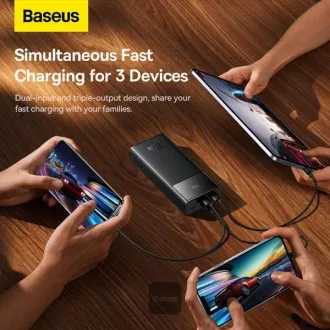 Baseus power banka Star-Lord 30000 mAh 22,5W USB/USB-C černá Baseus power banka Star-Lord 30000 mAh 22,5W USB/USB-C černá