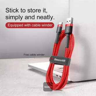 Baseus datový kabel Cafule USB-C 2m 2A červený Baseus datový kabel Cafule USB-C 2m 2A červený