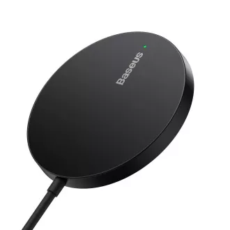 Baseus Bezdrátová nabíječka do sítě Simple Mini3 15W USB-C černá Baseus Bezdrátová nabíječka do sítě Simple Mini3 15W USB-C černá