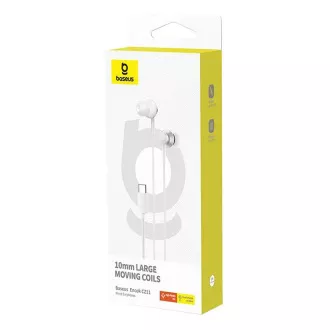 Baseus Encok CZ11/USB-C/Drát/Bílá