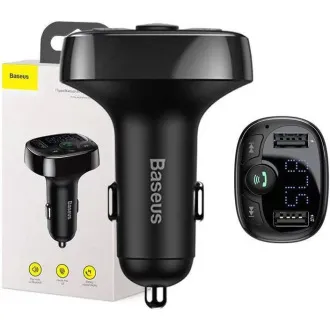 Baseus bluetooth MP3 FM Transmiter s nabíjením 2xUSB 3.4A černý Baseus bluetooth MP3 FM Transmiter s nabíjením 2xUSB 3.4A černý
