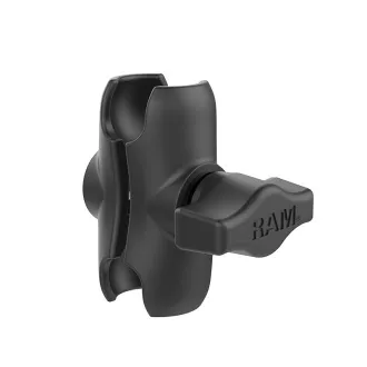 RAM Mounts rameno krátké, kovové, pro 1" kulové čepy (celková délka 60 mm), RAM-B-201U-A RAM Mounts rameno krátké, kovové, pro 1" kulové čepy (celková délka 60 mm), RAM-B-201U-A