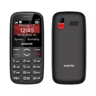 ALIGATOR A770 Senior černý + stol.nab. ALIGATOR A770 Senior černý + stol.nab.