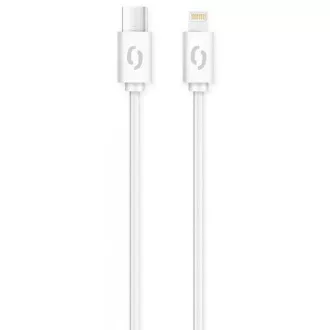 ALIGATOR Datový kabel POWER 3A, USB-C/lightning bílý