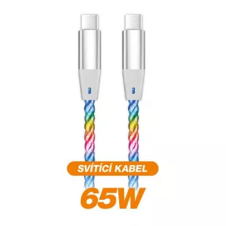 ALIGATOR Datový kabel LIGHT 3A, 65W USB-C/USB-C 1,2m ALIGATOR Datový kabel LIGHT 3A, 65W USB-C/USB-C 1,2m