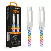 ALIGATOR Datový kabel LIGHT 3A, 65W USB-C/USB-C 0,5m