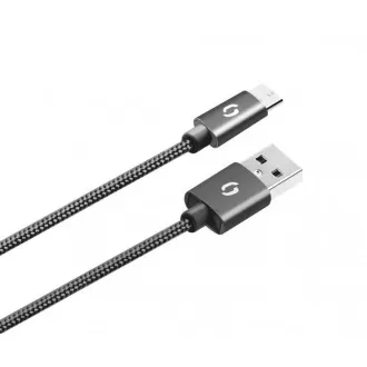 ALIGATOR PREMIUM 2A kabel, Micro USB 50cm, černý ALIGATOR PREMIUM 2A kabel, Micro USB 50cm, černý