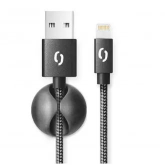 ALIGATOR PREMIUM 2A kabel, Lightning 2m, černý ALIGATOR PREMIUM 2A kabel, Lightning 2m, černý