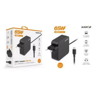 Aligator Power Delivery 65W USB-C adaptér