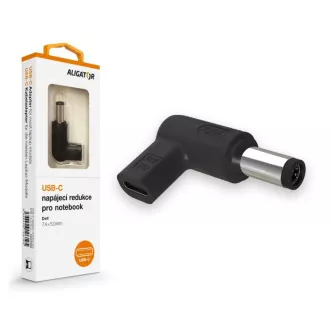 Aligator USB-C napájecí redukce 7,4 x 5,0 mm pro notebooky Dell Aligator USB-C napájecí redukce 7,4 x 5,0 mm pro notebooky Dell