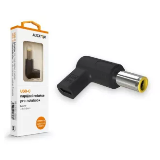 Aligator USB-C napájecí redukce 7,9 x 5,5 mm pro notebooky Lenovo Aligator USB-C napájecí redukce 7,9 x 5,5 mm pro notebooky Lenovo