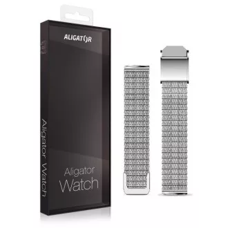 Náhradní kovový řemínek pro Aligator Watch Grace 16mm, stříbrný Náhradní kovový řemínek pro Aligator Watch Grace 16mm, stříbrný